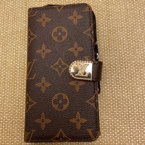 iPhone 13 Pro max wallet case with card holder and wrist strap